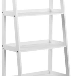 ACT NORDIC Wally reol, m. trappeform og 5 hylder - hvid MDF