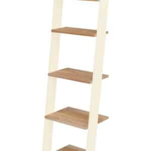 ASHME Stigehylde 45x35x180cm - Asketræ Hylder / Kridthvid