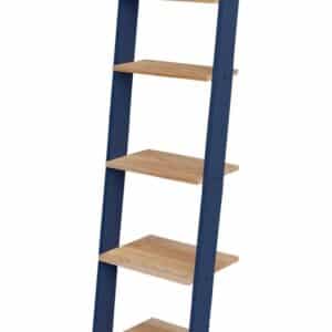 ASHME Stigehylde 45x35x180cm - Asketræ Hylder / Marineblå