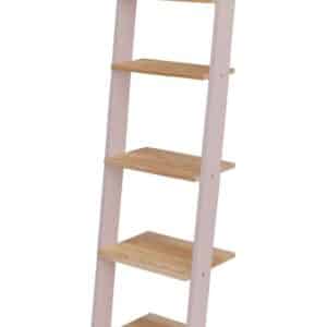 ASHME Stigehylde 45x35x180cm - Asketræ Hylder / Pink