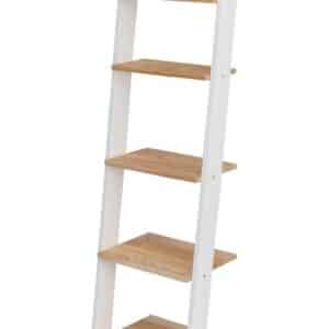 ASHME Stigehylde 45x35x180cm - Asketræshylder / Hvid