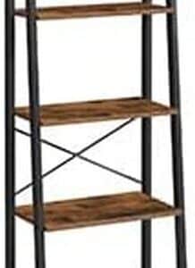 Reol - stigereol i industrielt design - rustik brun 172 x 56 x 34 - Reoler og hylder > Reoler - gulvreoler og stuereoler - Daily-Living