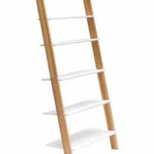 ASHME Stigehylde 85x35x180cm - Hvid